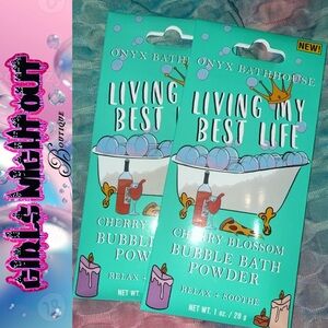 Onyx BathHouse Cherry Blossom Bubble Bath Powder